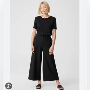 Eileen Fisher Black Cropped Pants